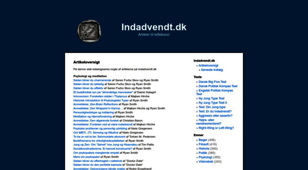 indadvendt.dk