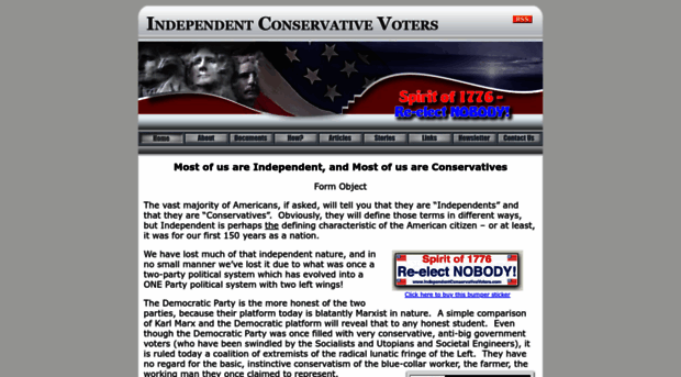 independentconservativevoters.com