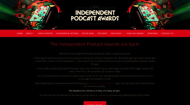 independentpodcastawards.com