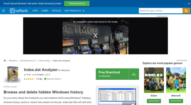 index-dat-analyzer.en.softonic.com