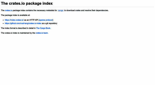 index.crates.io