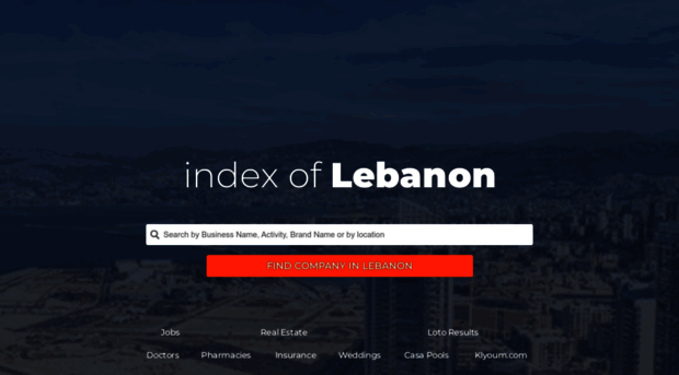 indexoflebanon.com