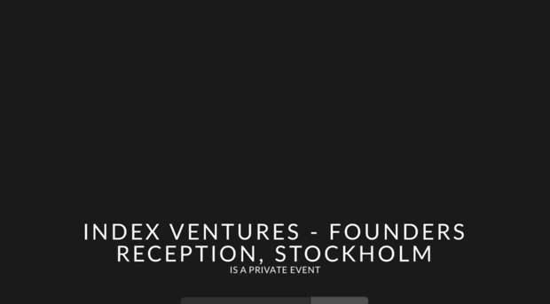 indexventuresstockholm.splashthat.com