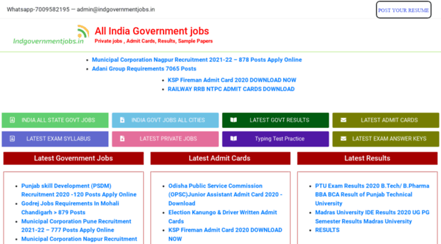 indgovernmentjobs.in