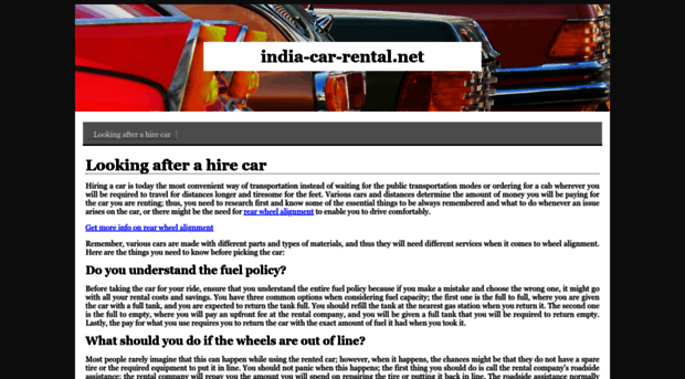 india-car-rental.net