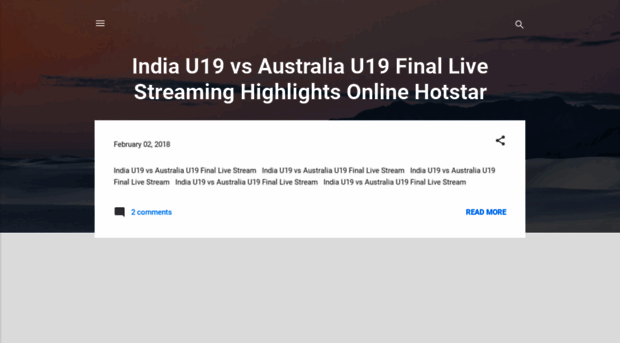 india-u19-vs-australia-u19.blogspot.in