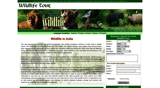 india-wildlife-tour.com