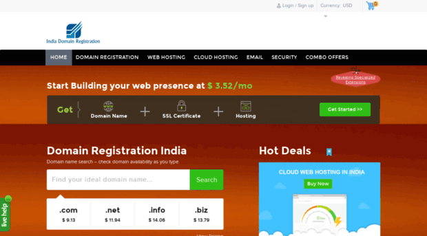 indiadomainregistration.com