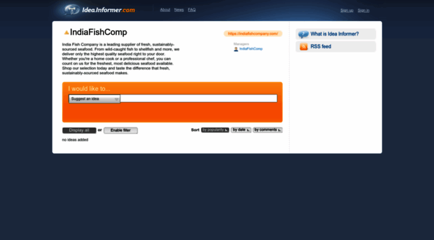 indiafishcompan.idea.informer.com