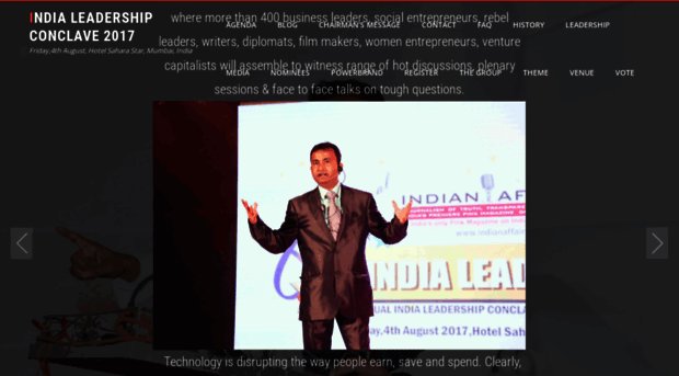 indialeadershipconclave.in