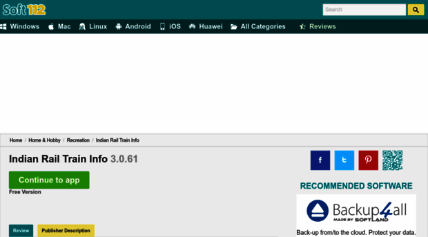 indian-rail-info-app.soft112.com