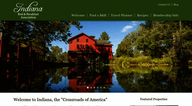 indianabedandbreakfast.org