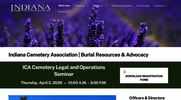 indianacemeteryassociation.org