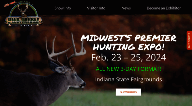 indianadeerandturkeyexpo.com