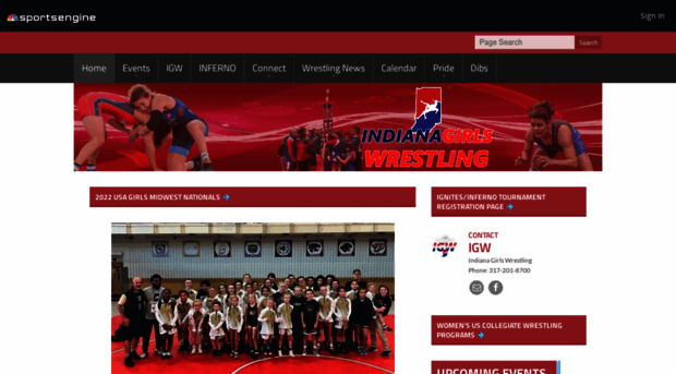 indianagirlswrestling.com