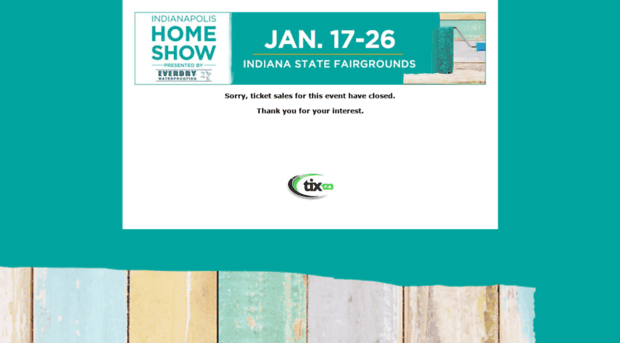 indianapolishomeshow.tix123.com