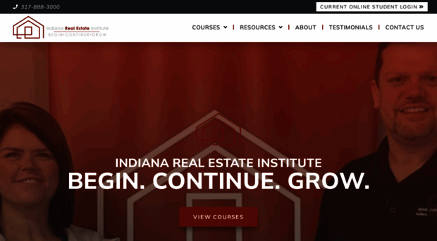 indianarealestateinstitute.com