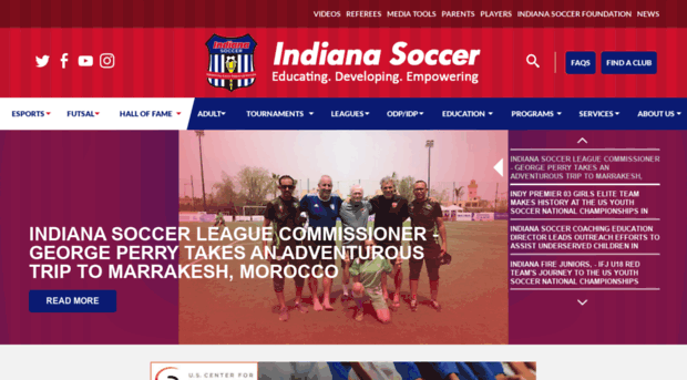 indianayouthsoccer.org