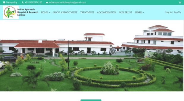 indianayurvedichospital.com