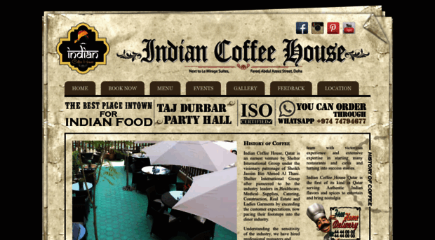 indiancoffeehouseqatar.com