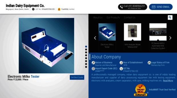 indiandairyequipment.com