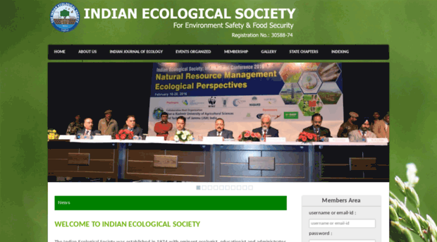 indianecologicalsociety.com