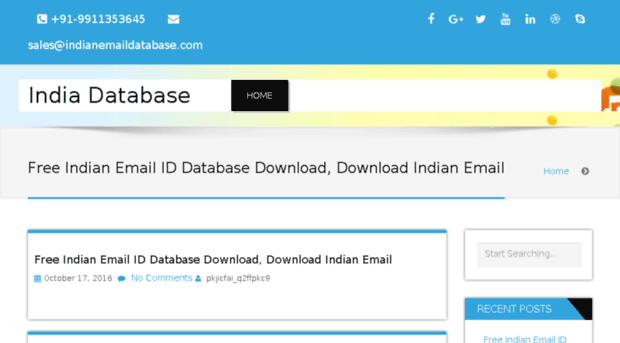 indianemaildatabase.com