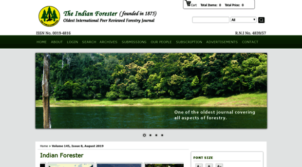 indianforester.co.in