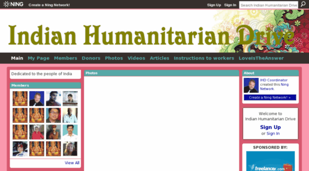 indianhumanitariandrive.ning.com