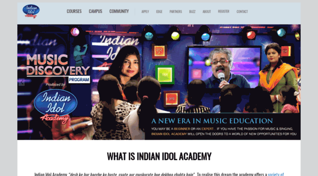 indianidolacademy.in