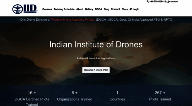 indianinstituteofdrones.com