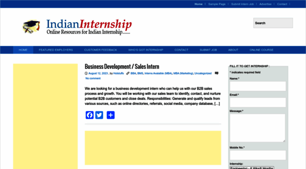 indianinternship.com