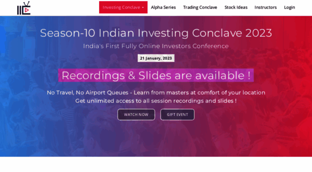 indianinvestingconclave.com