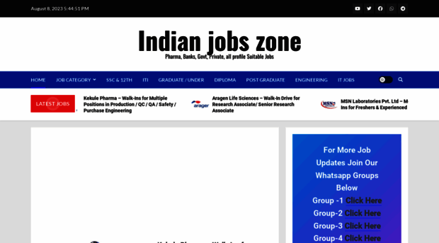 indianjobszone.com