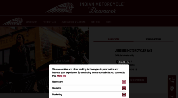 indianmotorcycle.dk