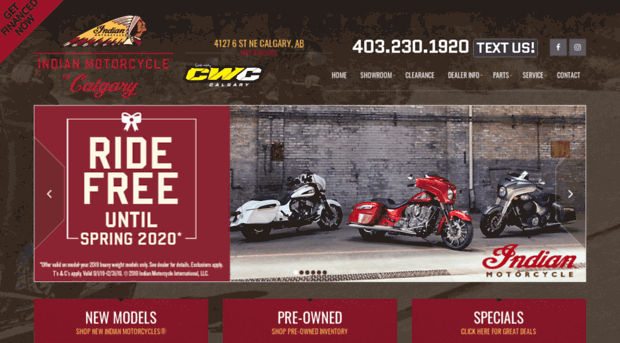 indianmotorcycleofcalgary.com