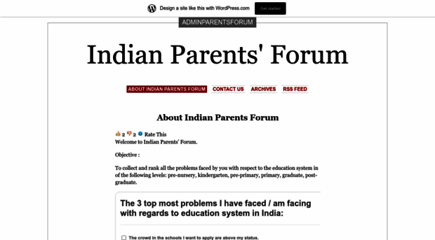 indianparentsforum.wordpress.com