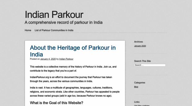 indianparkour.org