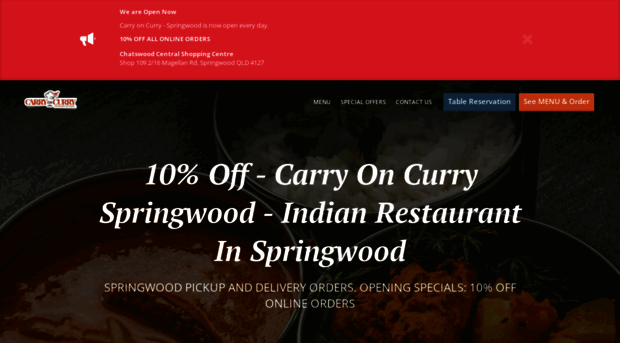 indianrestaurantspringwood.com