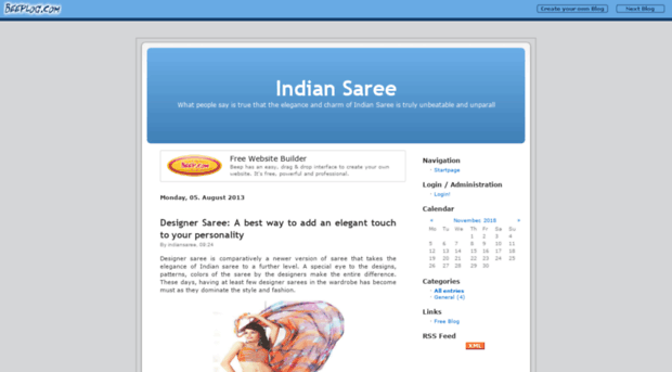 indiansaree.beeplog.com