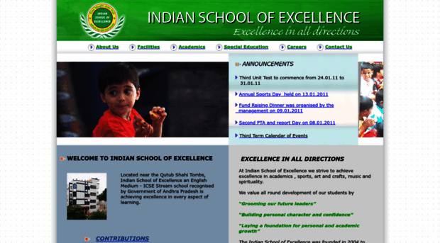 indianschoolofexcellence.org