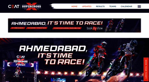 indiansupercrossleague.com