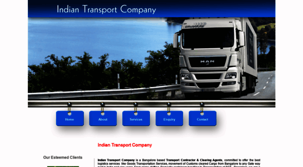 indiantransportcompany.in