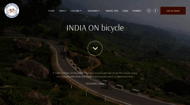 indiaonbicycle.com