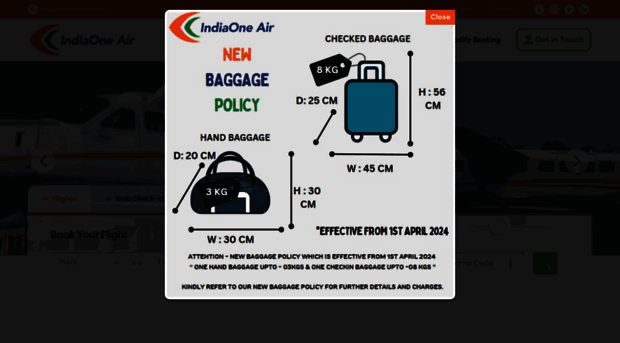 indiaoneair.com