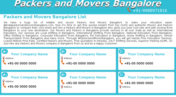 indiapackersandmoversbangalore.com