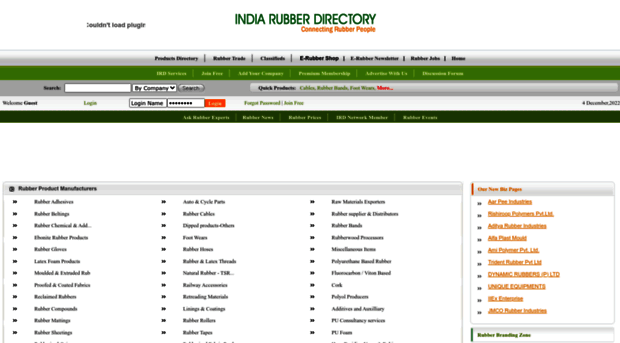 indiarubberdirectory.com