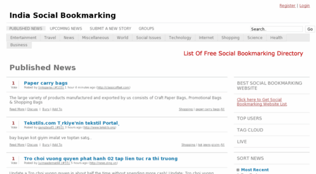 indiasocialbookmarking.asia