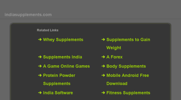 indiasupplements.com