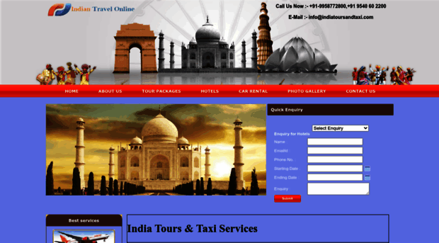 indiatoursandtaxi.com